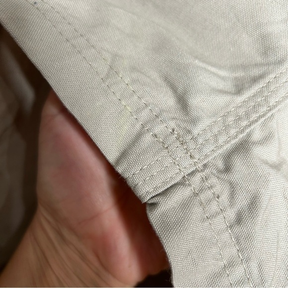 Carhartt Carpenter Shorts Mens Size 38 Loose Fit Utility Work Tan - Picture 2 of 7